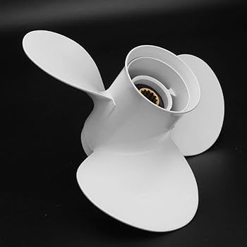 Amazon.co.jp: 11 3/8x12ヤマハのためのボートの船外機のプロペラ40 48